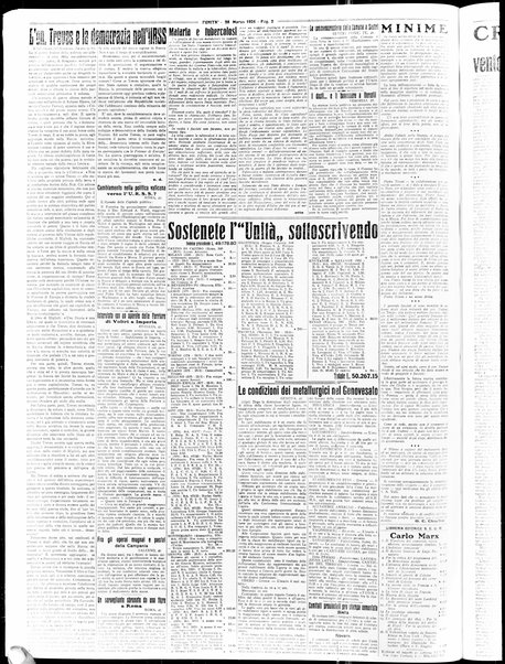 L'Unità : quotidiano degli operai e dei contadini